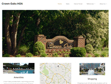 Tablet Screenshot of crownoaks.org
